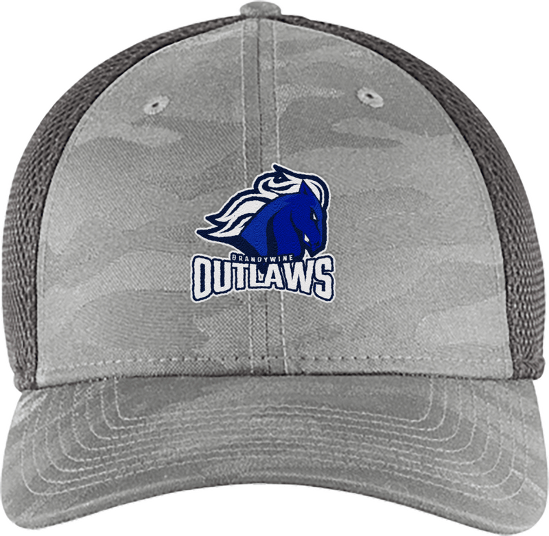 Brandywine Outlaws New Era Tonal Camo Stretch Tech Mesh Cap