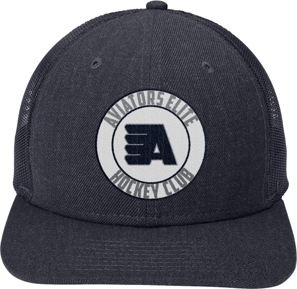 Aspen Aviators New Era Snapback Low Profile Trucker Cap