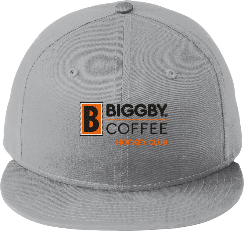 Biggby Coffee Hockey Club New Era Flat Bill Snapback Cap