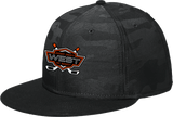 Orange County West New Era Camo Flat Bill Snapback Cap