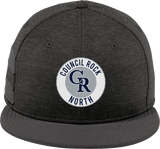 Council Rock North New Era Shadow Heather Striped Flat Bill Snapback Cap