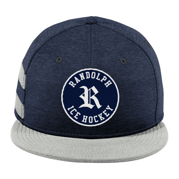 Randolph Hockey New Era Shadow Heather Striped Flat Bill Snapback Cap