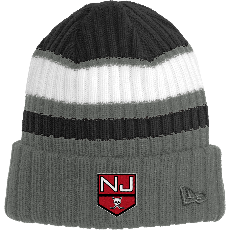 NJ Raiders New Era Ribbed Tailgate Beanie