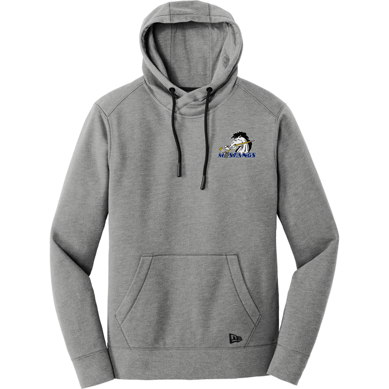 Mid-State Mustangs New Era Tri-Blend Fleece Pullover Hoodie