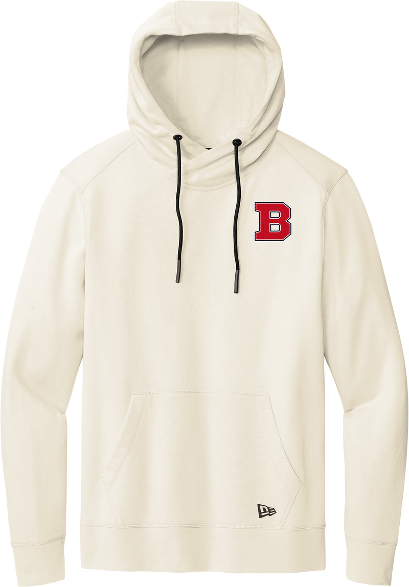 CT Bobcats New Era Tri-Blend Fleece Pullover Hoodie