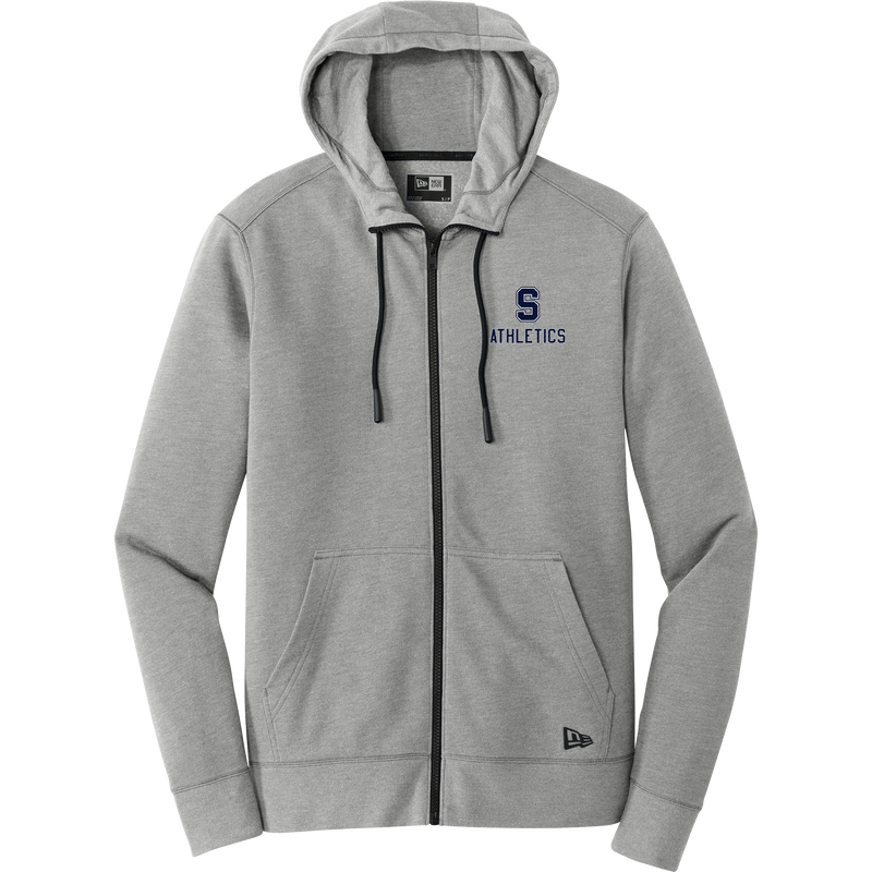 Midd South Athletics New Era Tri-Blend Fleece Full-Zip Hoodie