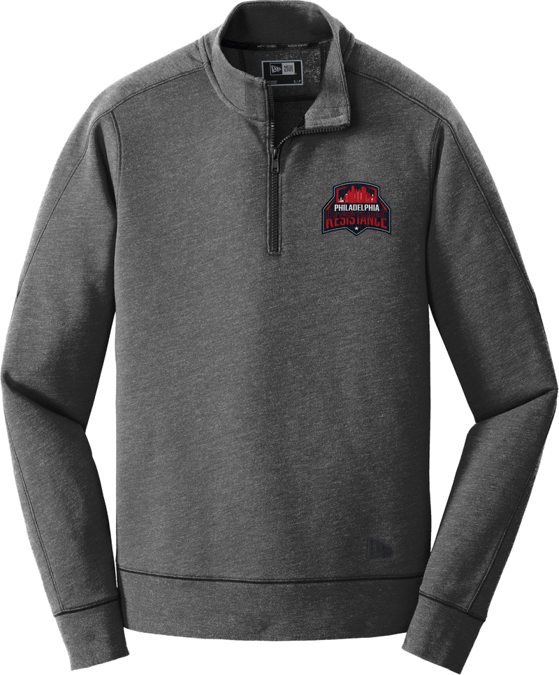 Philadelphia Resistance New Era Tri-Blend Fleece 1/4-Zip Pullover