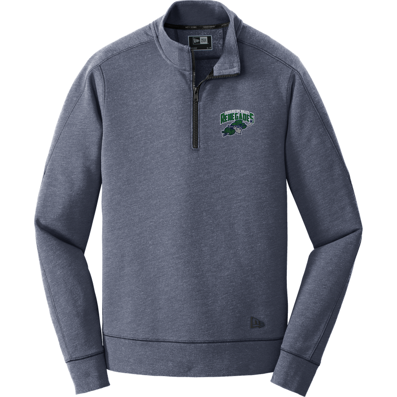 Kensington Valley Renegades New Era Tri-Blend Fleece 1/4-Zip Pullover