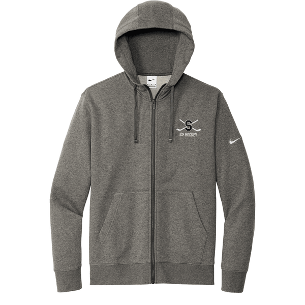 Midd South Hockey Nike Club Fleece Sleeve Swoosh Full-Zip Hoodie