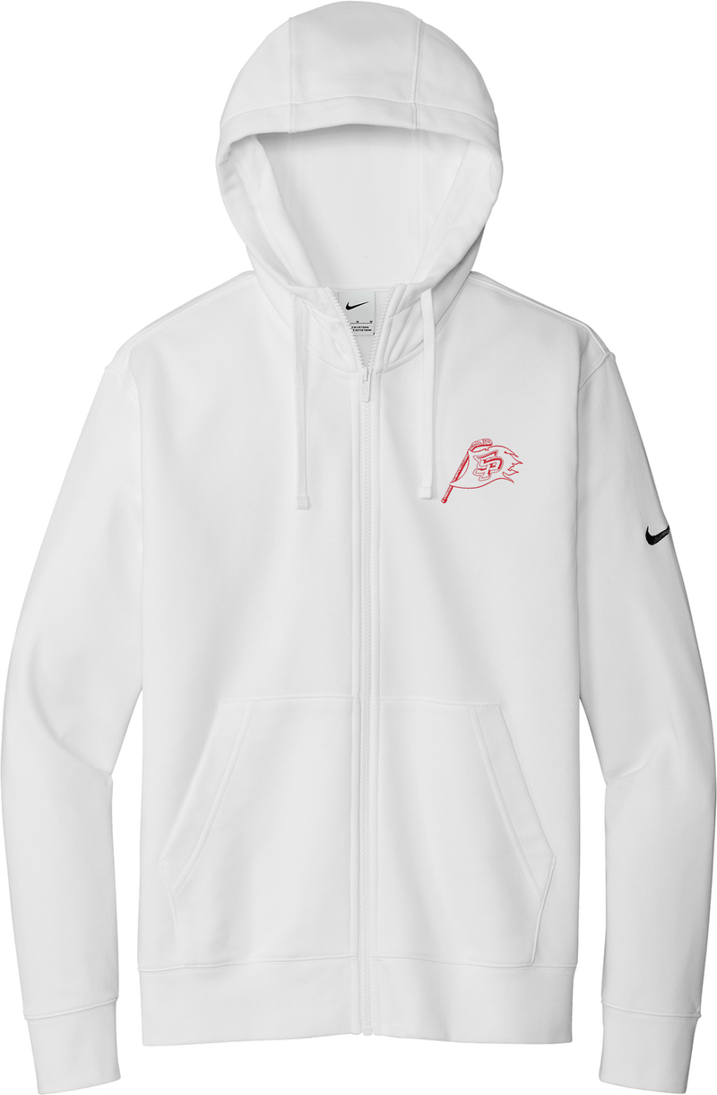 South Pittsburgh Rebellion Nike Club Fleece Sleeve Swoosh Full-Zip Hoodie