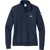 Powers Hockey Nike Women's Club Fleece Sleeve Swoosh 1/2-Zip