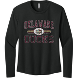Delaware Ducks Women's Cotton Relaxed Long Sleeve Tee