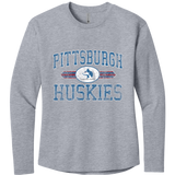 Pittsburgh Huskies Women's Cotton Relaxed Long Sleeve Tee