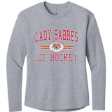 SOMD Lady Sabres Women's Cotton Relaxed Long Sleeve Tee