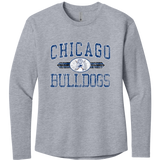 Chicago Bulldogs Women's Cotton Relaxed Long Sleeve Tee
