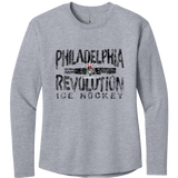 Phila Revolution Women's Cotton Relaxed Long Sleeve Tee