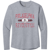 Phila Revolution Women's Cotton Relaxed Long Sleeve Tee