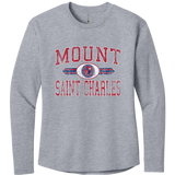 Mount St. Charles Women's Cotton Relaxed Long Sleeve Tee
