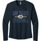 Mon Valley Thunder Women's Cotton Relaxed Long Sleeve Tee