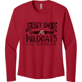 Jersey Shore Wildcats Women's Cotton Relaxed Long Sleeve Tee