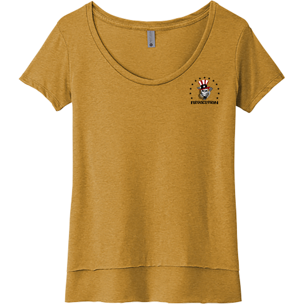 Phila Revolution Womens Festival Scoop Neck Tee