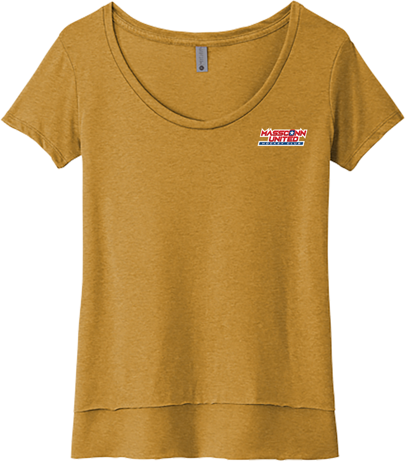 Mass Conn United Womens Festival Scoop Neck Tee