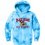 Dupage Black Bears Youth Crystal Tie-Dye Pullover Hoodie