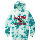 Dupage Black Bears Youth Crystal Tie-Dye Pullover Hoodie
