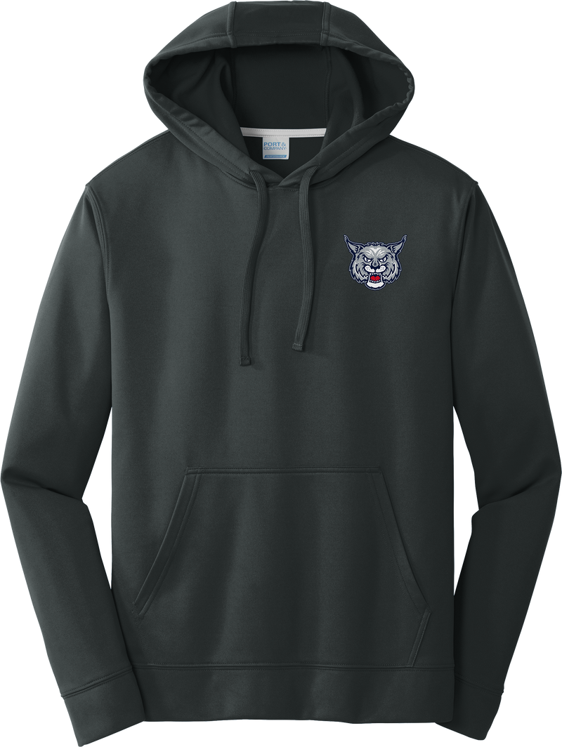 CT Bobcats Performance Fleece Pullover Hooded Sweatshirt