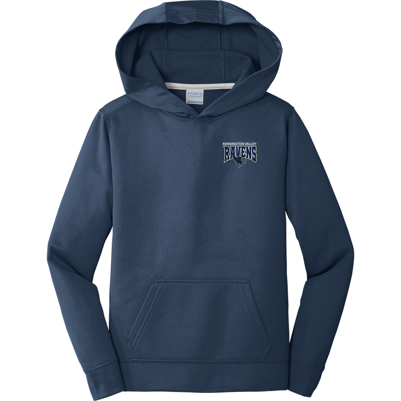 Kensington Valley Ravens Youth Performance Fleece Pullover Hooded Sweatshirt
