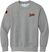 Biggby Coffee AAA Youth Core Fleece Crewneck Sweatshirt