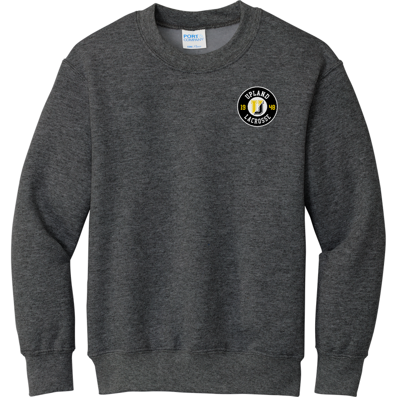 Upland Lacrosse Youth Core Fleece Crewneck Sweatshirt