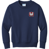 CT Whalers Tier 1 Youth Core Fleece Crewneck Sweatshirt