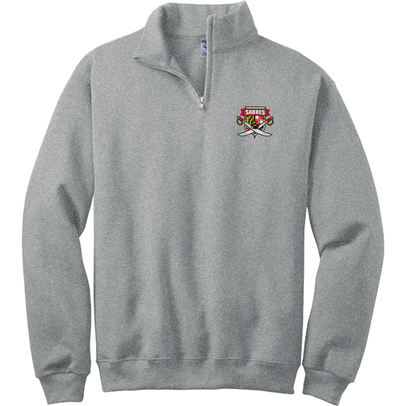 SOMD Sabres NuBlend 1/4-Zip Cadet Collar Sweatshirt