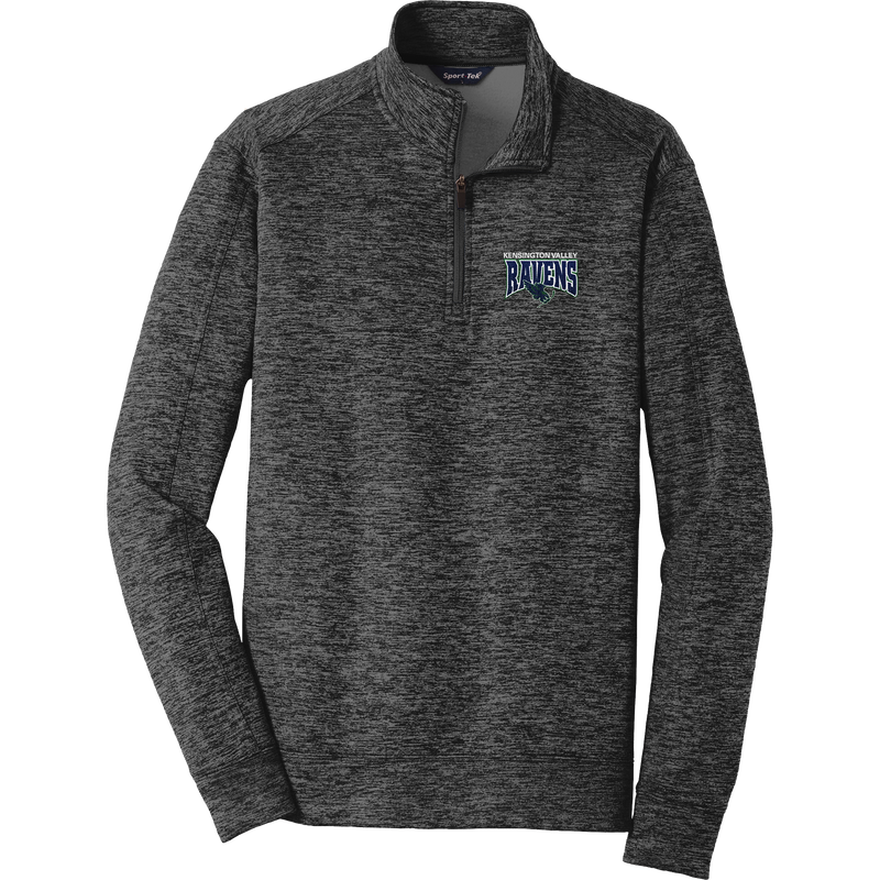 Kensington Valley Ravens PosiCharge Electric Heather Fleece 1/4-Zip Pullover
