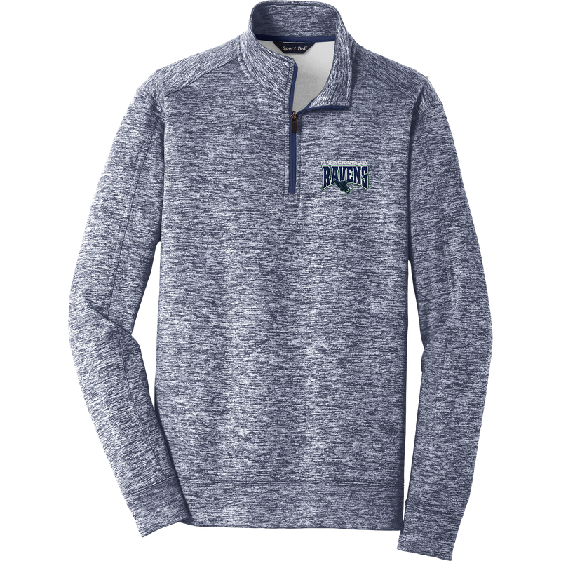 Kensington Valley Ravens PosiCharge Electric Heather Fleece 1/4-Zip Pullover