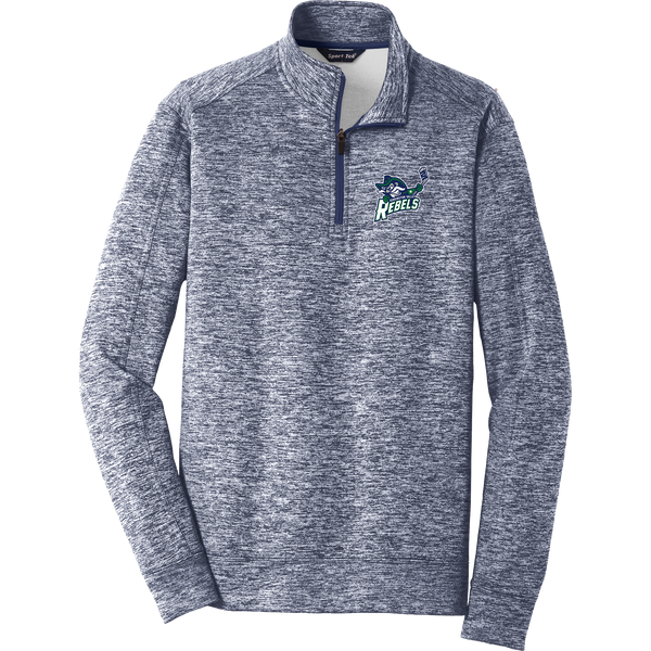 Kensington Valley Rebels PosiCharge Electric Heather Fleece 1/4-Zip Pullover