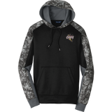 Mercer Chiefs Sport-Wick Mineral Freeze Fleece Colorblock Hooded Pullover