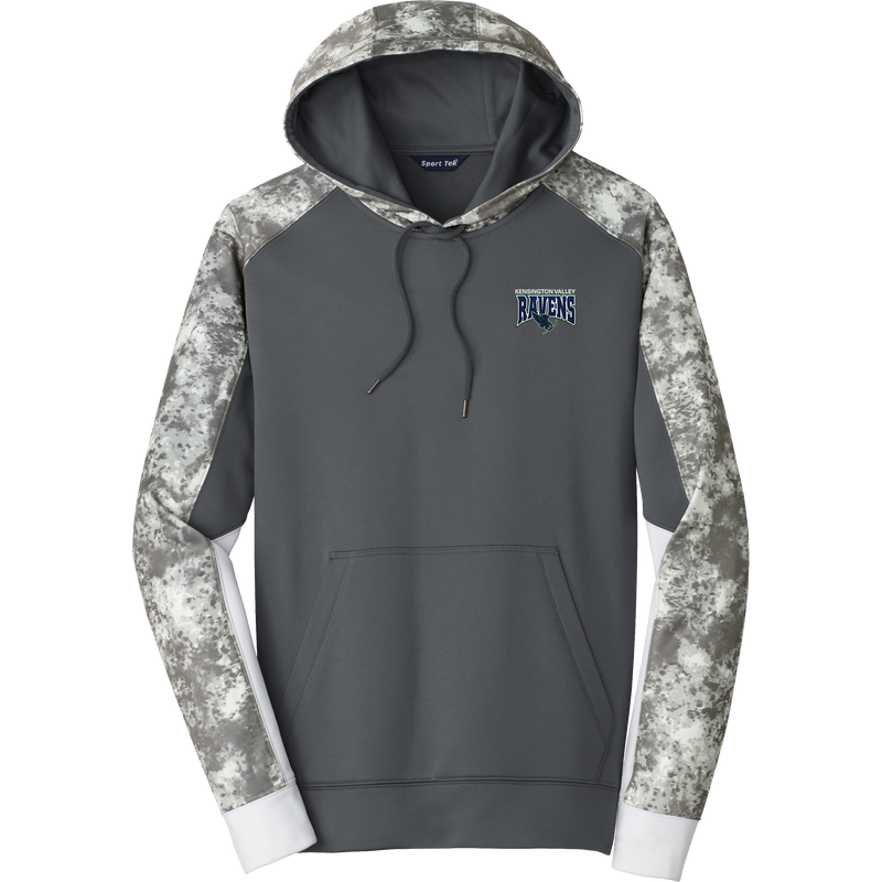 Kensington Valley Ravens Sport-Wick Mineral Freeze Fleece Colorblock Hooded Pullover