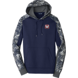 CT Whalers Tier 1 Sport-Wick Mineral Freeze Fleece Colorblock Hooded Pullover