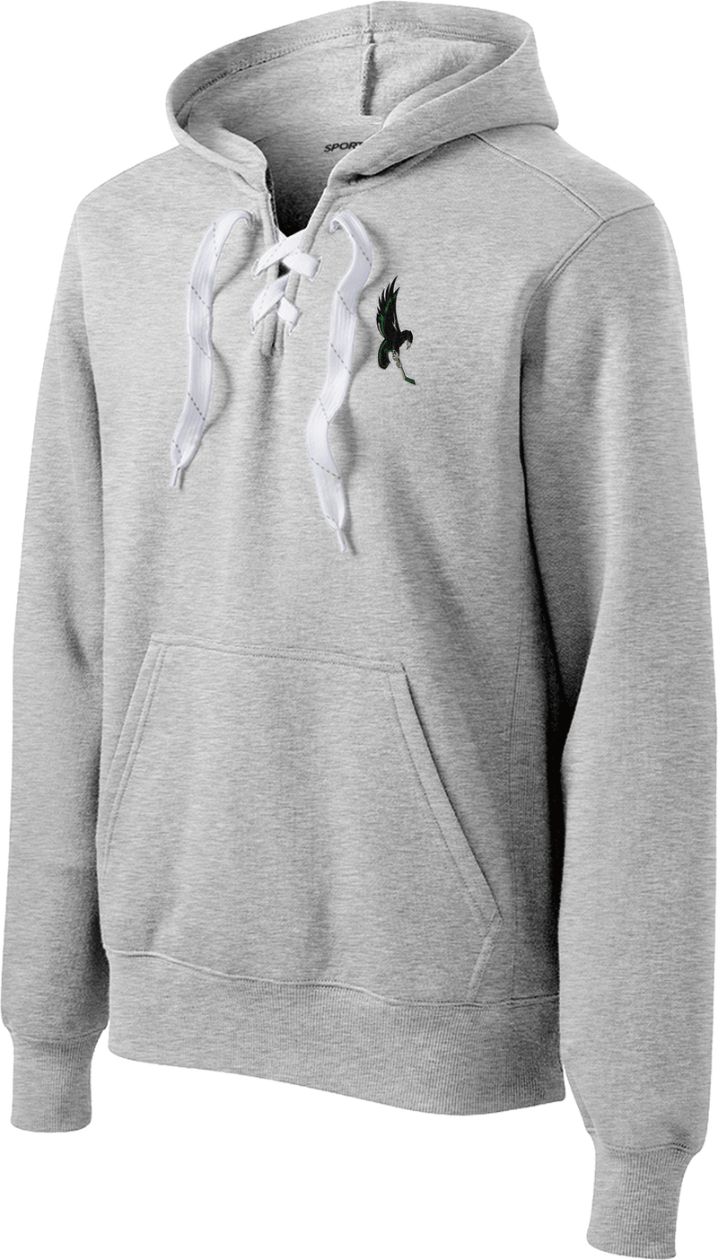 Wilmington Nighthawks Lace Up Pullover Hooded Sweatshirt