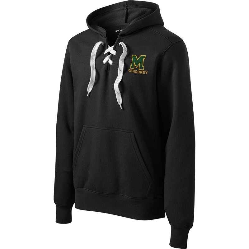 HVM Montgomery Lace Up Pullover Hooded Sweatshirt