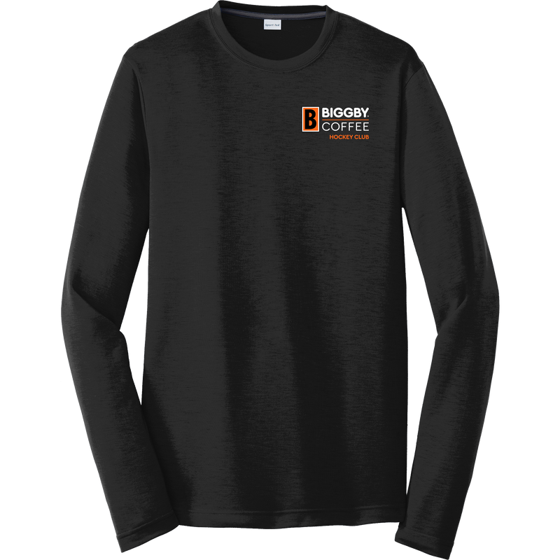 Biggby Coffee Hockey Club Long Sleeve PosiCharge Competitor Cotton Touch Tee