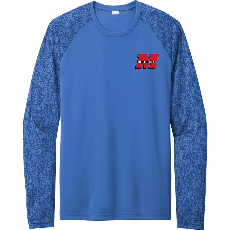 Team Maryland Long Sleeve Digi Camo Tee