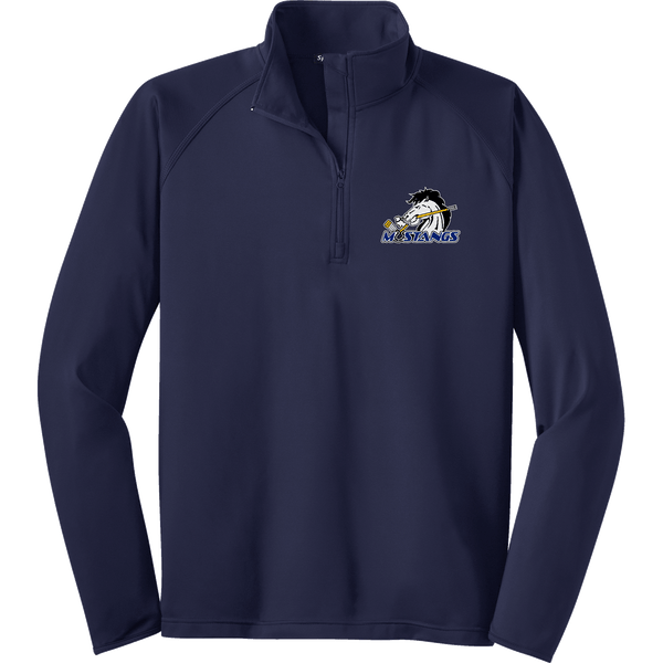 Mid-State Mustangs Sport-Wick Stretch 1/4-Zip Pullover