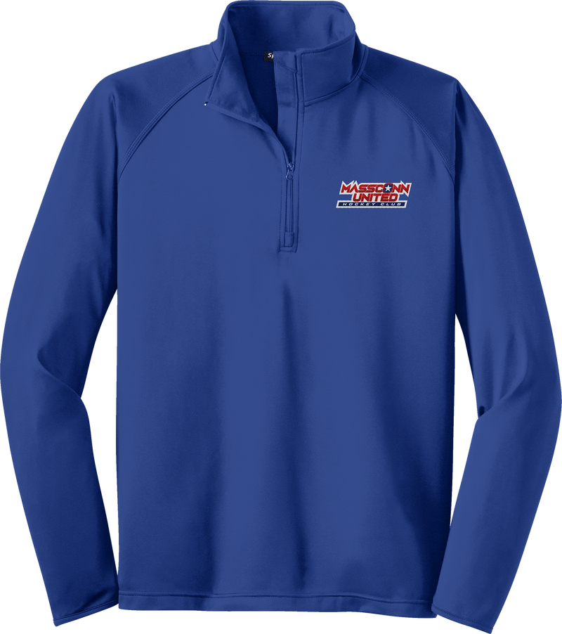 Mass Conn United Sport-Wick Stretch 1/4-Zip Pullover