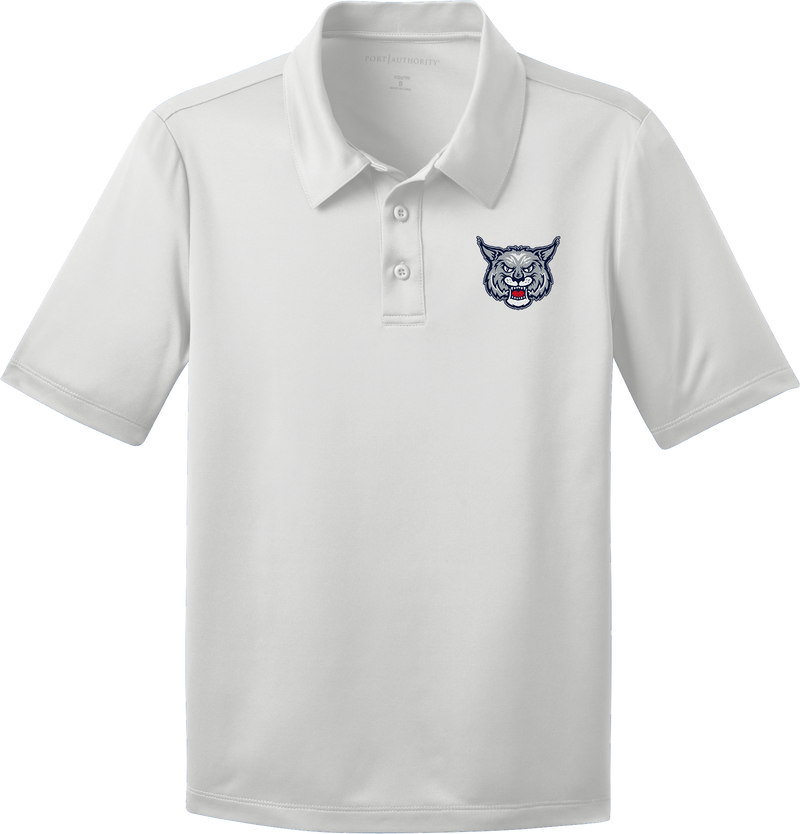 CT Bobcats Youth Silk Touch Performance Polo