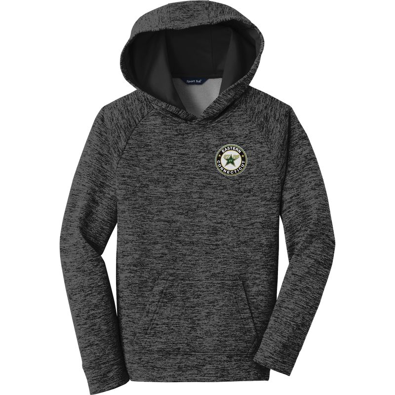 CT ECHO Stars Youth PosiCharge Electric Heather Fleece Hooded Pullover