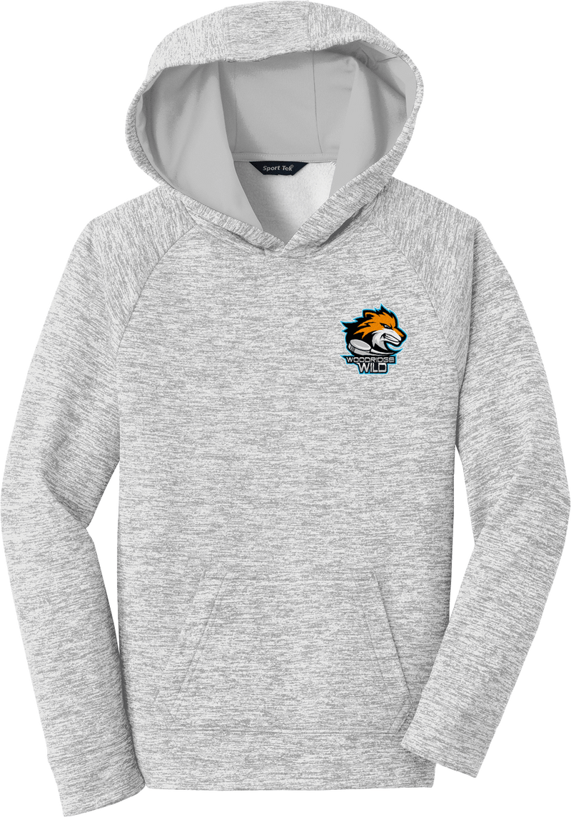 Woodridge Wild Youth PosiCharge Electric Heather Fleece Hooded Pullover