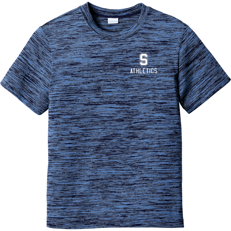 Midd South Athletics Youth PosiCharge Electric Heather Tee